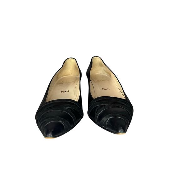 Louboutin Black Kitten Heels 36 - Picture 5 of 10
